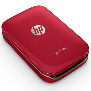 HP 惠普 小印 Sprocket 100 口袋照片打印机  红色