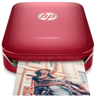 HP 惠普 小印 Sprocket 100 口袋照片打印机  红色