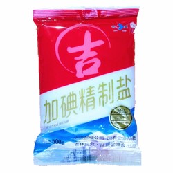 益盐堂 加碘食用盐500g*10包 