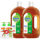  24日0点：Dettol 滴露 消毒液 750ml*2瓶+洗手液 200g*2瓶　