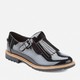  Clarks Griffin Mia Patent Frill T Bar 女士漆皮流苏休闲鞋　