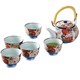 中亚Prime会员：西海陶器 锦平安樱 茶壶茶具套装