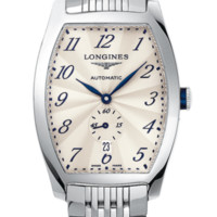 LONGINES 浪琴 Evidenza 典藏系列 L2.642.4.73.6 男士机械腕表 33.1mm 银色 银色 精钢