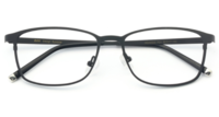 HAN HD49322 不锈钢 光学眼镜架  1.67翡翠绿膜非球面树脂镜片