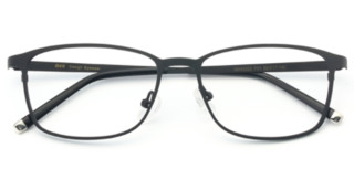HAN HD49322 不锈钢 光学眼镜架 +1.67翡翠绿膜非球面树脂镜片 