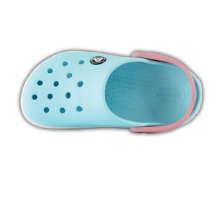 crocs 卡骆驰 204537 卡骆班洞洞鞋 冰蓝/白色 34.5码 