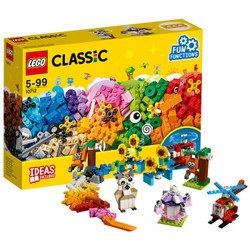 乐高（LEGO） 小颗粒经典创意拼搭积木系列 4-99岁 10712 齿轮创意拼砌盒