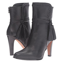 COACH 蔻驰 Jessie 女士真皮高跟短靴