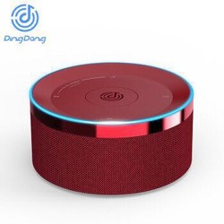 京东叮咚(DingDong) TOP语音智能助手 蓝牙/WIFI/音频输出 传统音箱秒变智能 迷你AI家居伴侣 雅致红