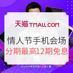 促销活动:天猫 情人节 手机会场 直降低价,部分