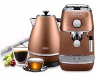Delonghi 德龙 Distinta鎏金系列 泵压式咖啡机+电水壶套装