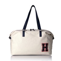 TOMMY HILFIGER 汤米·希尔费格 Canvas Weekender 女款帆布手提包