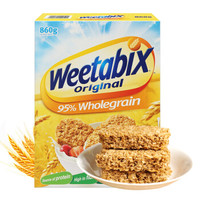 京东PLUS会员：Weetabix 维多麦 全麦营养早餐小饼 860g *4件