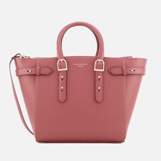 ASPINAL of LONDON MARYLEBONE 女士中号真皮手提包 Rose Dust/Dusky Pink/Chanterelle