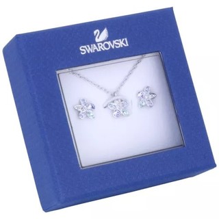 SWAROVSKI 施华洛世奇 1179743 夜来香耳钉项链套装