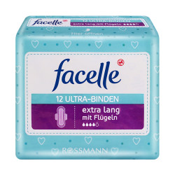 Facelle 4滴水无香型夜用卫生巾12片 2件 什么值得买