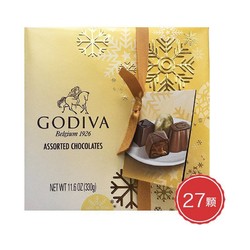 GODIVA 歌帝梵 金装27颗混合味巧克力礼盒装 330g*2盒