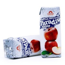 埃及进口 乐源 Paradise 苹果果汁饮料250ml*6瓶