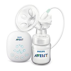 AVENT 新安怡 自然迷你 宽口 单边 电动/手动 两用吸乳器/吸奶器 SCF903/01