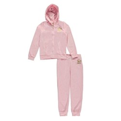 Juicy Couture 橘滋 儿童丝绒连帽套装