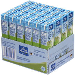 Oldenburger 欧德堡 超高温处理脱脂纯牛奶 200ml*24盒