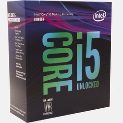 intel 英特尔 Core 酷睿 i5-8600K 盒装CPU处理器