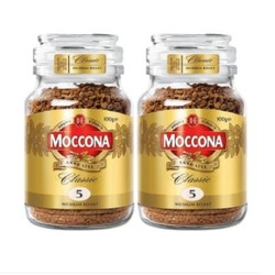  MOCCONA 摩可纳 经典 中度烘焙 冻干速溶咖啡 100g*2罐
