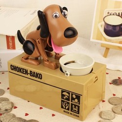 创意儿童玩具吃钱狗自动收钱存钱罐财犬箱储蓄罐