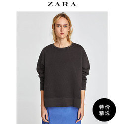 ZARA  女装 珠地布卫衣运动衫 01701020826