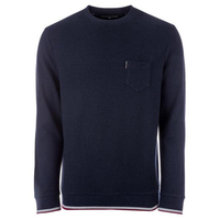 BEN SHERMAN Tipped Pique Crew 男士纯棉卫衣