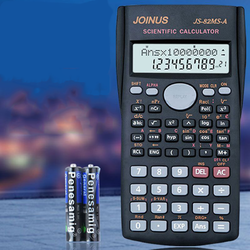 我佳 JS-82MS-A 科学计算器 黑色 送电池