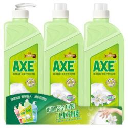 斧头牌(AXE)花茶护肤洗洁精套装1.18kg*3(泵+补+补)*3 *3件
