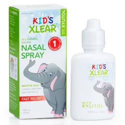 美国Xlear可俐尔 木糖醇儿童生理盐水喷鼻剂 洗