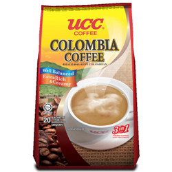 UCC 悠诗诗 哥伦比亚三合一速溶咖啡 20条 400g
