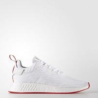 adidas 阿迪达斯 NMD_R2 男士休闲运动鞋 BA7253 亮白/亮白/基础红 46