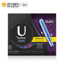 kotex 高洁丝 卫生棉条 普通流量 18支 *4件