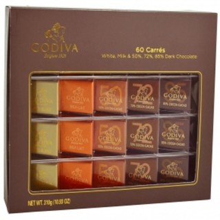 GODIVA 歌帝梵巧克力礼盒装 60片 混合口味 310g