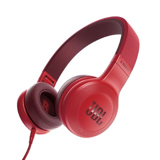 JBL 杰宝 E35 耳罩式头戴式有线耳机 胭脂红 3.5mm