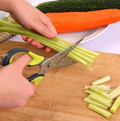 多功能多用家用料理剪刀精密工艺 厨房日用多用家用剪刀 送磁石刀套 (两套装)