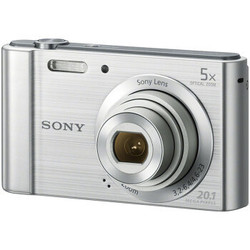 索尼（SONY） DSC-W800 数码相机 银色（2010万像素  )LBI–CNP3/W 原装包套装+凑单品