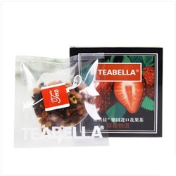 teabella 塔贝拉 水果茶果粒茶 草莓口味 三角袋泡每盒32g