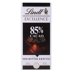 Lindt 瑞士莲 85%黑巧克力 100g/块  *10件