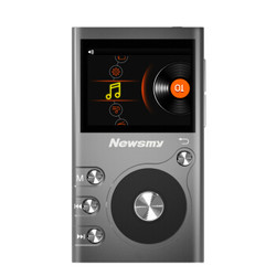 纽曼（Newsmy）G6 无损mp3音乐播放器 HIFI发烧DSD插卡有屏随身听 8G  铁灰色