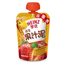 Heinz 亨氏 苹果草莓燕麦果汁泥 120g