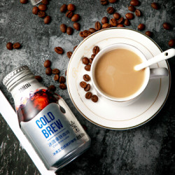 冰滴拿铁咖啡罐装饮料滴滤萃取咖啡金属瓶罐装饮品280ml2