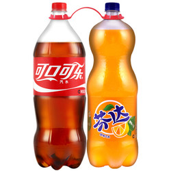 可口可乐 2L+芬达橙味 2L