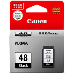 Canon 佳能  PG-48 黑色墨盒 （适用E488、E478、E468、E418）