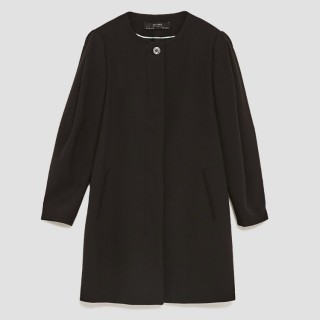 ZARA 02852700800 女士纽扣装饰大衣