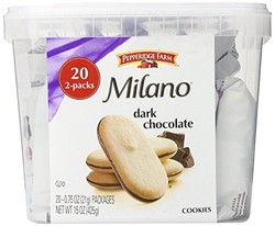 Pepperidge Farm Milano 黑巧克力饼干 20包