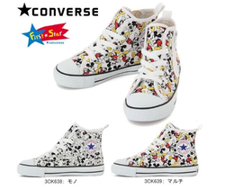 Mickey Mouse x Converse All Star 全明星米老鼠匡威合作款儿童休闲鞋